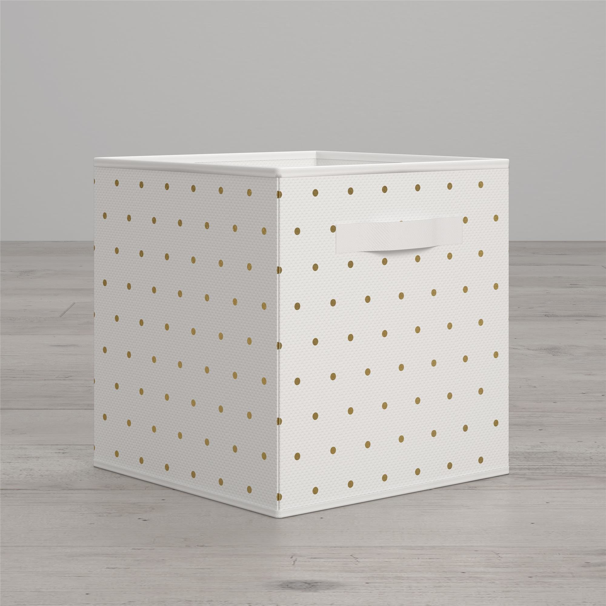 Little Seeds Polka Dot Fabric Bin Reviews Wayfair with regard to proportions 2000 X 2000