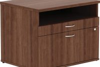 Llr16231 Lorell Walnut Open Shelf File Cabinet Credenza 295 X within proportions 900 X 900