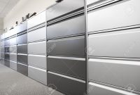 Long Row Of Large Filing Cabinets In An Office Or Hospital Stock for measurements 1300 X 907