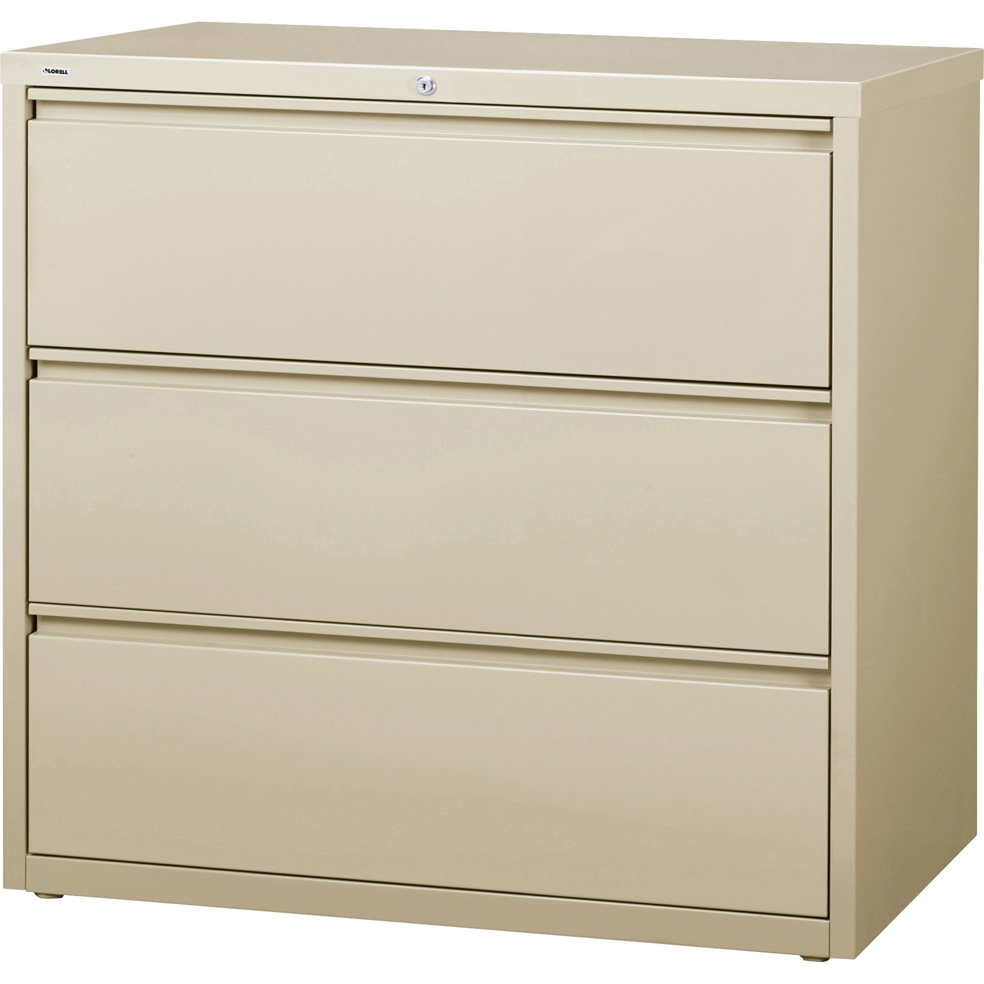 Lorell 3 Drawer Putty Lateral Files 42 X 186 X 403 3 X in size 2000 X 2000