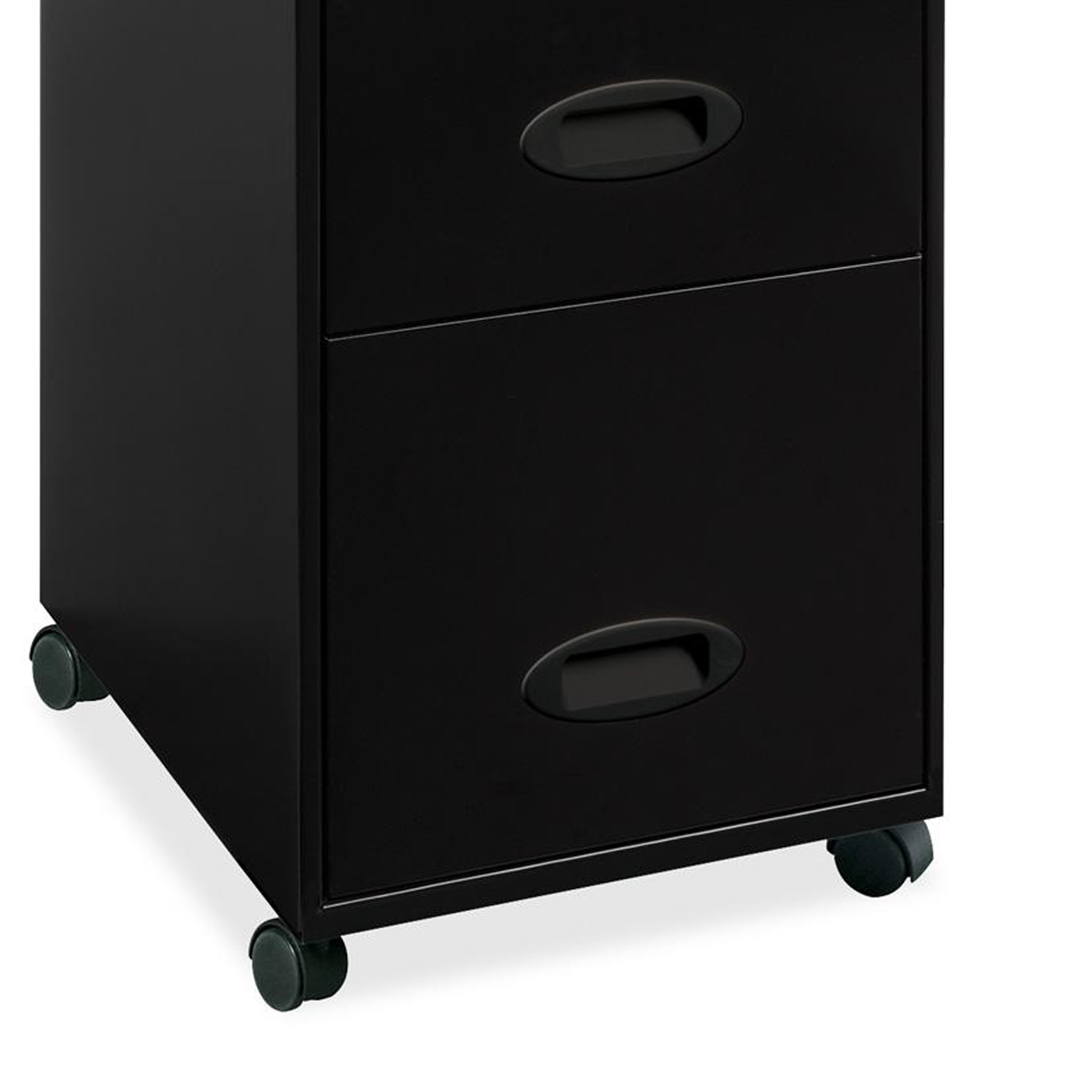 Lorell 3 Drawers Metal Vertical Lockable Filing Cabinet Black regarding measurements 1300 X 1300