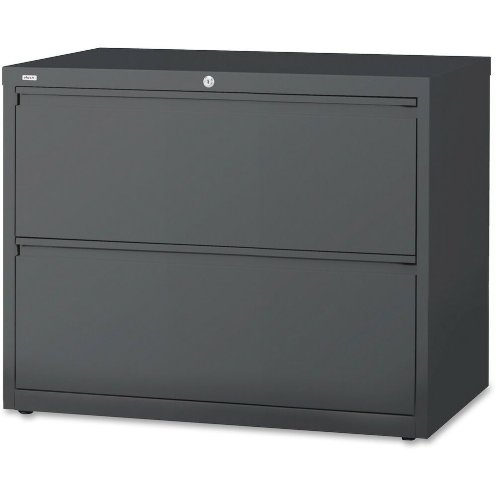 Lorell Lateral File 2 Drawer 36x18 58x28 18 Charcoal 60449 pertaining to dimensions 1000 X 1000