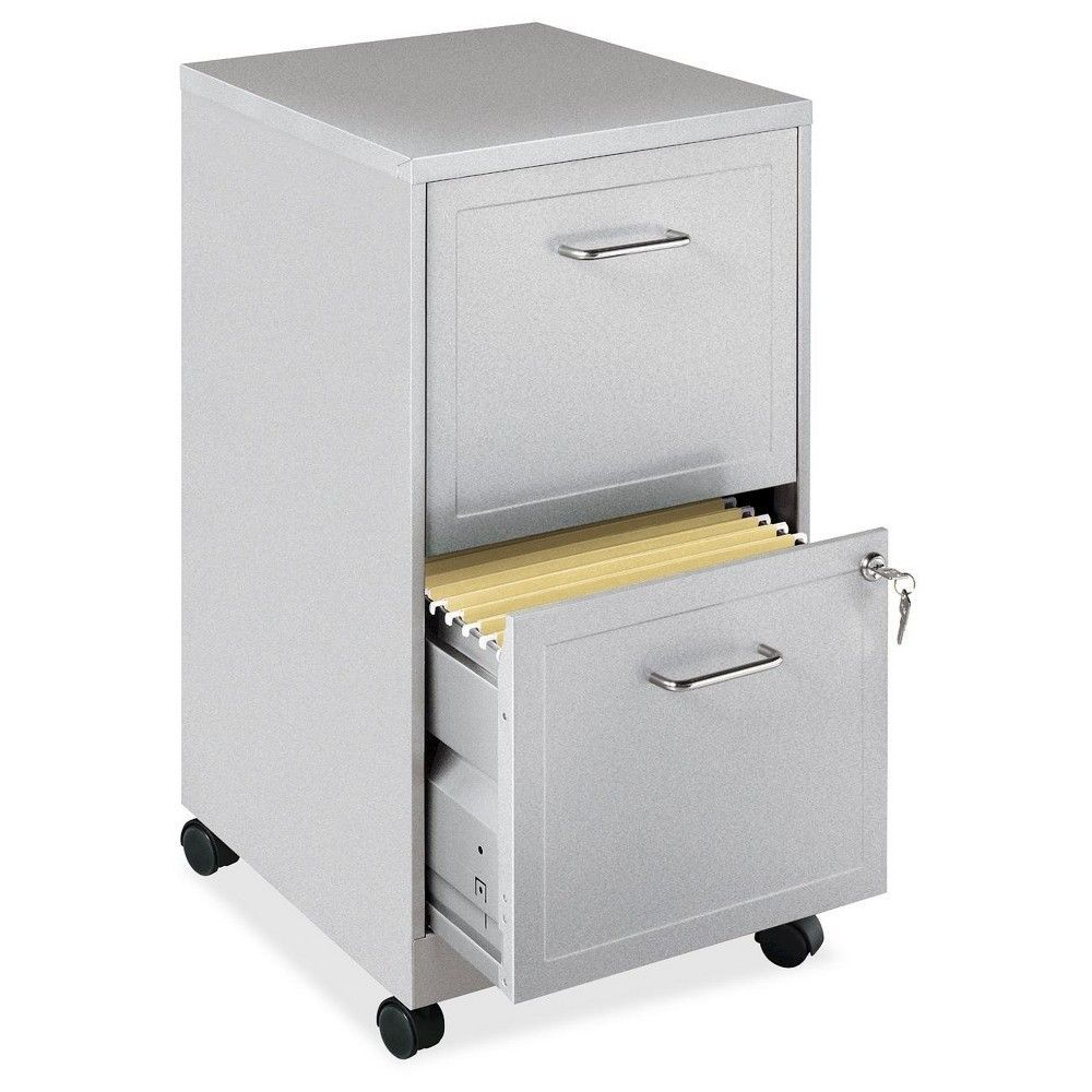 Lorell Vertical Filing Cabinet 18 Filefile Steel Gray for measurements 1000 X 1000