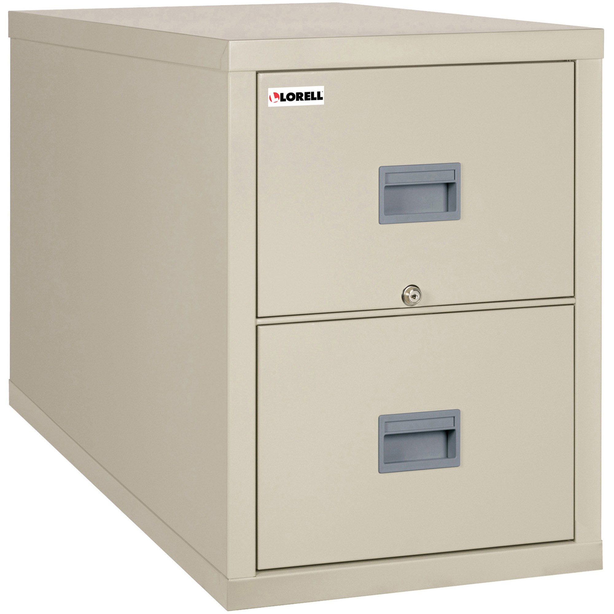 Lorell White Vertical Fireproof File Cabinet 178 X 257 X 278 regarding size 2000 X 2000