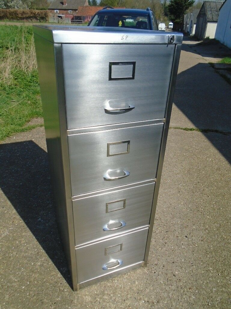 Lovely Vintage Industrial Sheer Pride Metal Filing Cabinet Stripped throughout size 768 X 1024