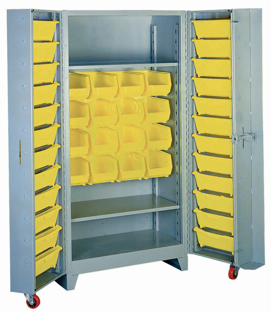 Lyon All Welded Storage Cabinets With Bins Bin Storage Cabinets with regard to sizing 905 X 1042