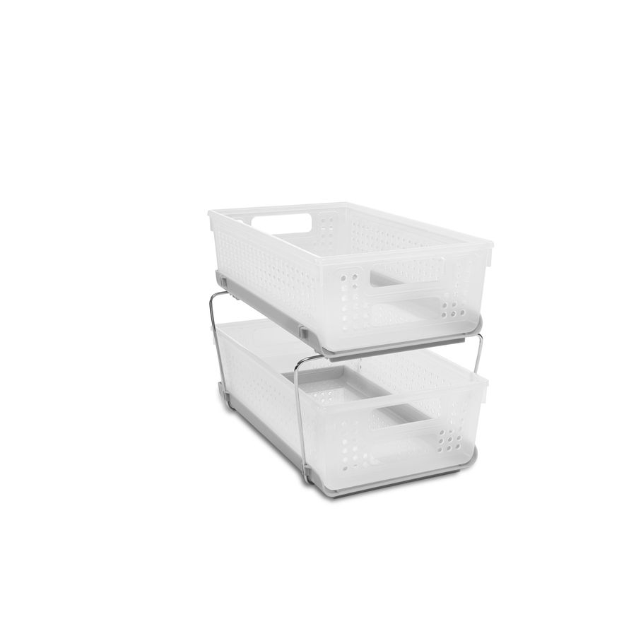 Madesmart Housewares 9 In W X 1063 In H Plastic 2 Tier Pull Out pertaining to sizing 900 X 900