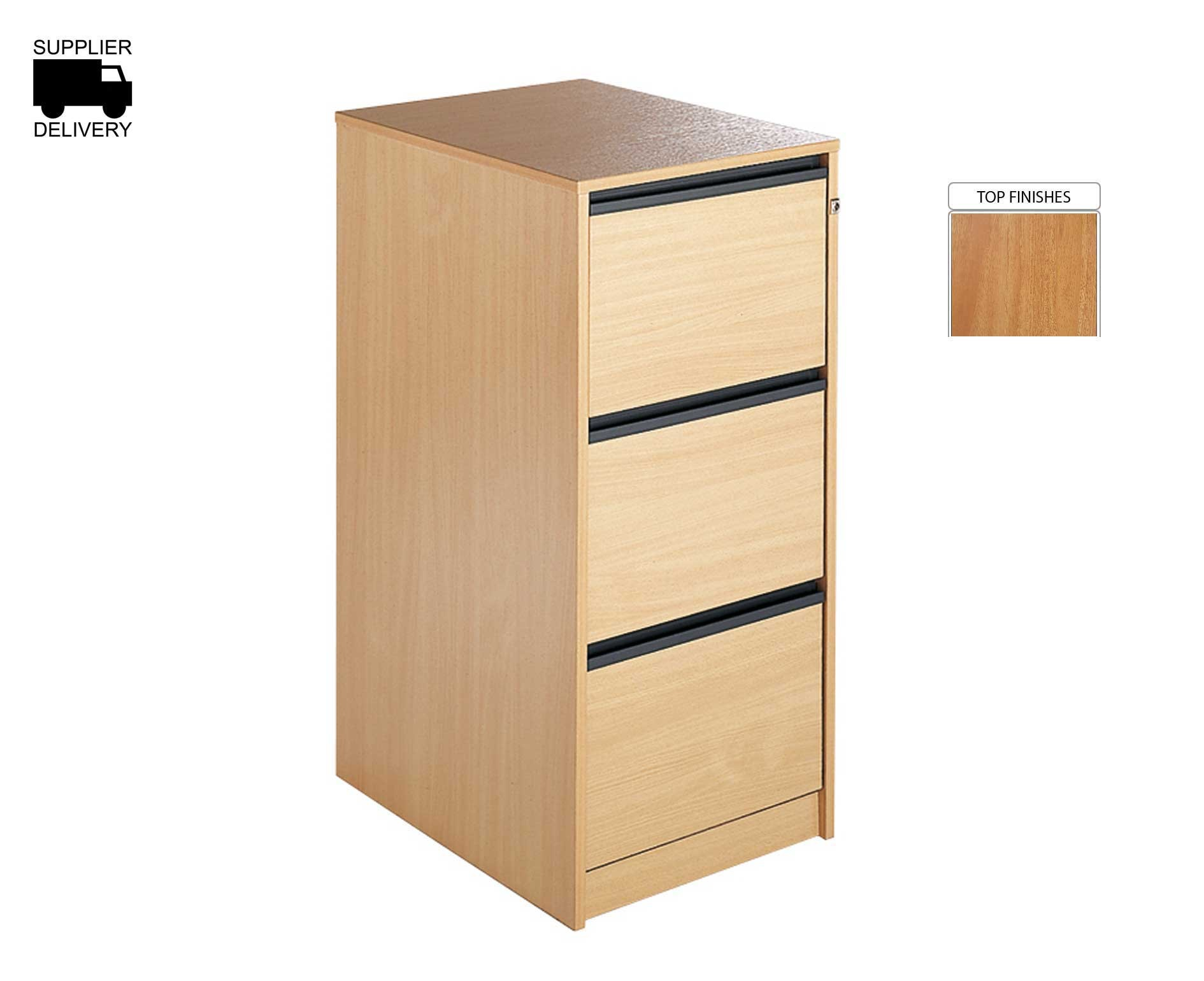 Maestro 3 Drawer Filing Cabinet Oak Effect Filing Cabinets pertaining to dimensions 1890 X 1540