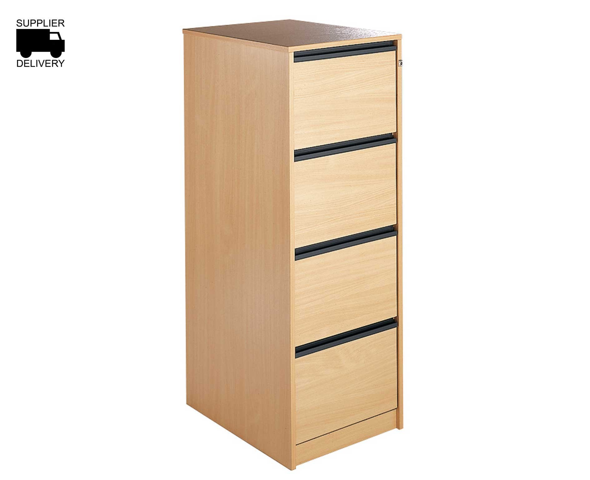 Maestro 4 Drawer Filing Cabinet Beech Effect Filing Cabinets intended for sizing 1890 X 1540