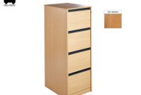 Maestro 4 Drawer Filing Cabinet Oak Effect inside proportions 1890 X 1540