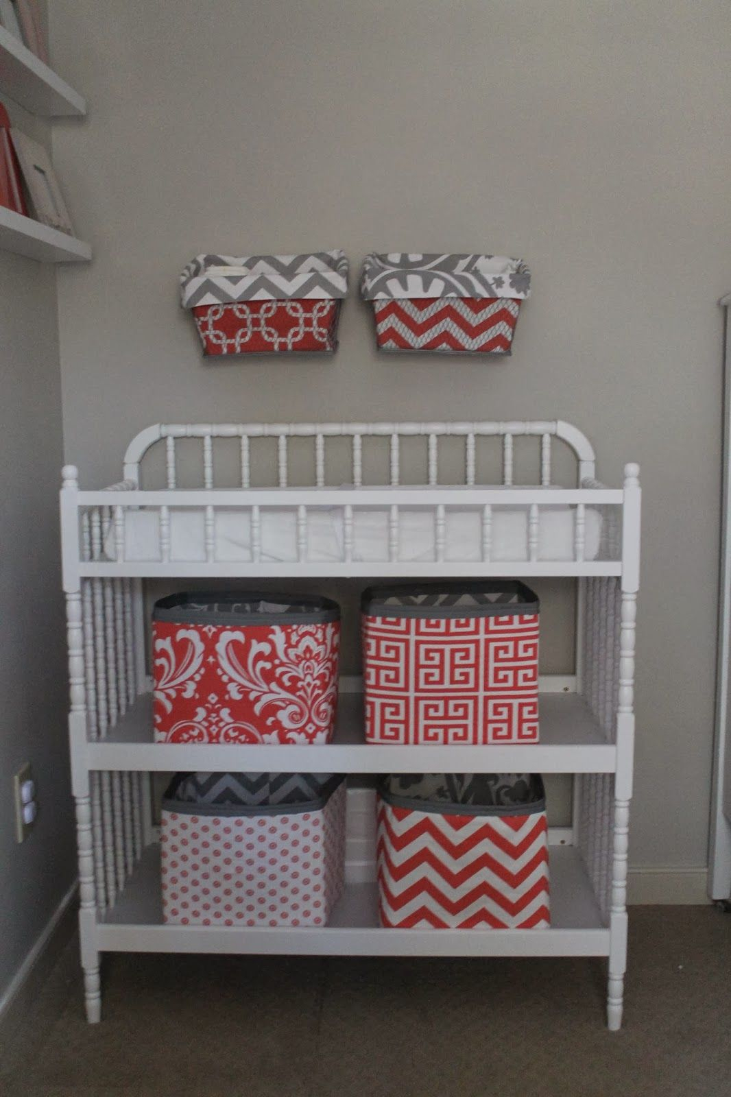 Magnolia Mommy Made Coral And Gray Nursery Reveal Jenny Lind for sizing 1066 X 1600
