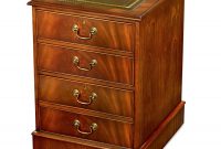 Mahogany File Cabinet With Green Leather Top Filing Cabinets for sizing 900 X 900