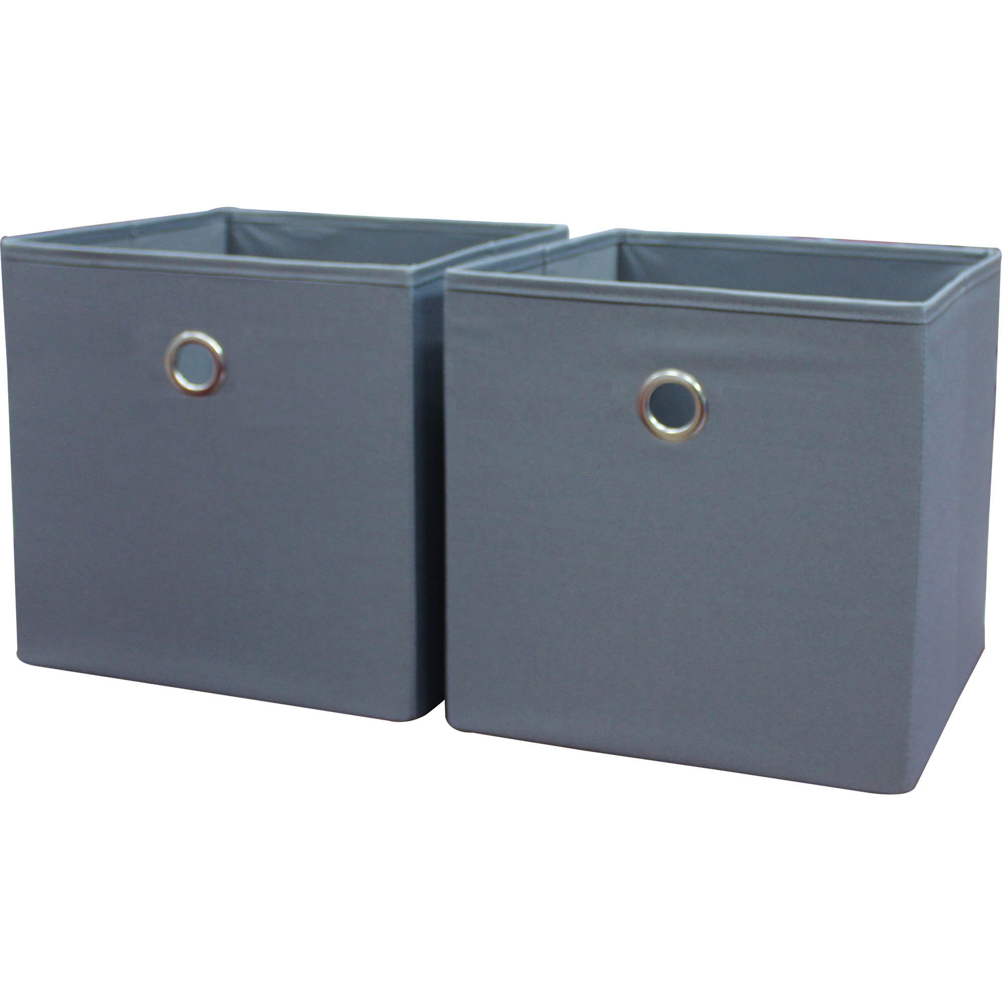 Mainstays Collapsible Fabric Cube Storage Bins 105 X 105 Set within dimensions 2000 X 2000