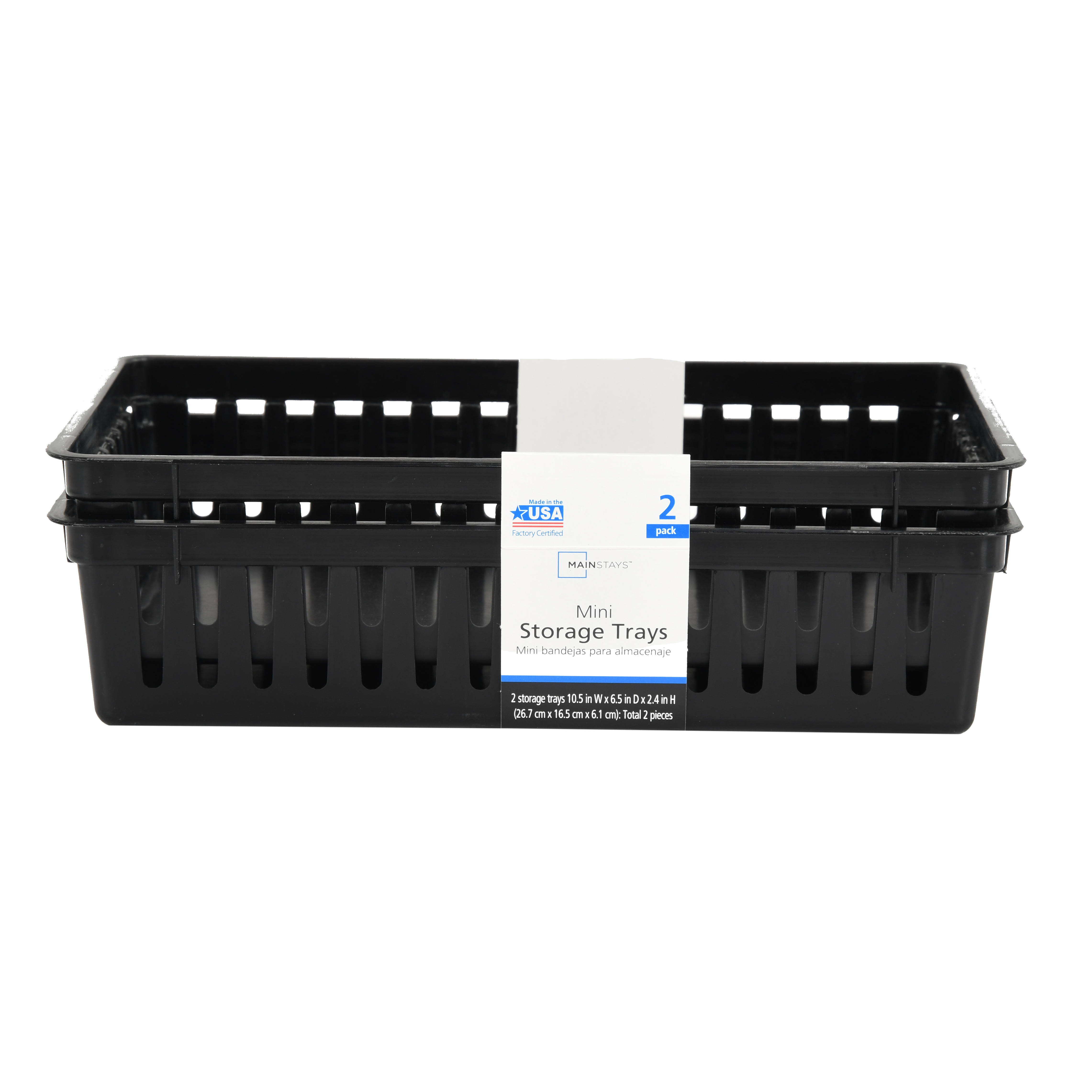 Mainstays Mini Rectangle Bin 2 Count Walmart Inventory Checker with measurements 4564 X 4564