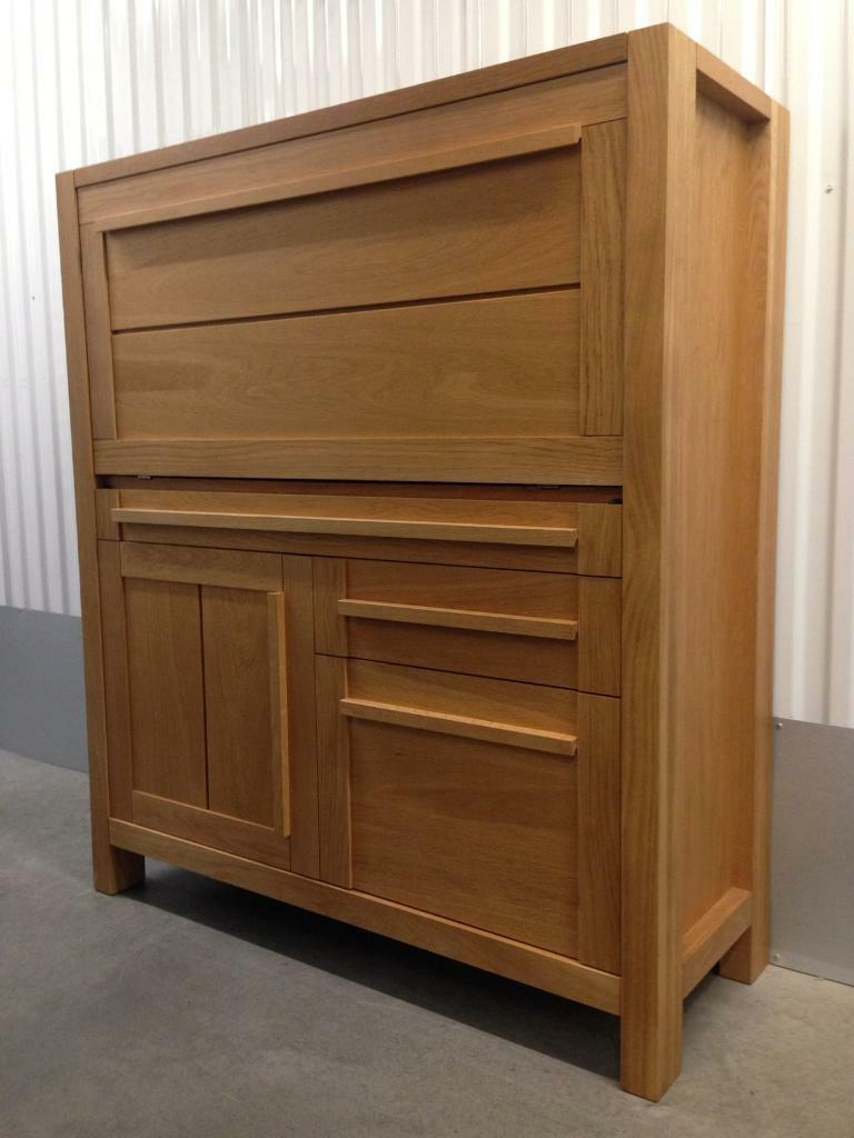 Marks Spencer Sonoma Solid Oak Bureau Workstation Filing Cabinet with regard to proportions 768 X 1024