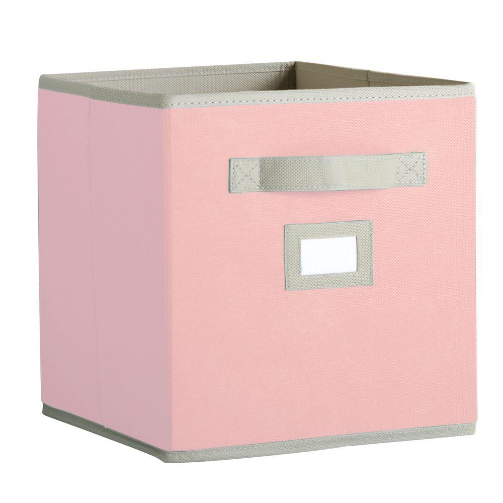 Martha Stewart Living 10 12 In X 11 In Sugared Pink Fabric Drawer for measurements 1000 X 1000