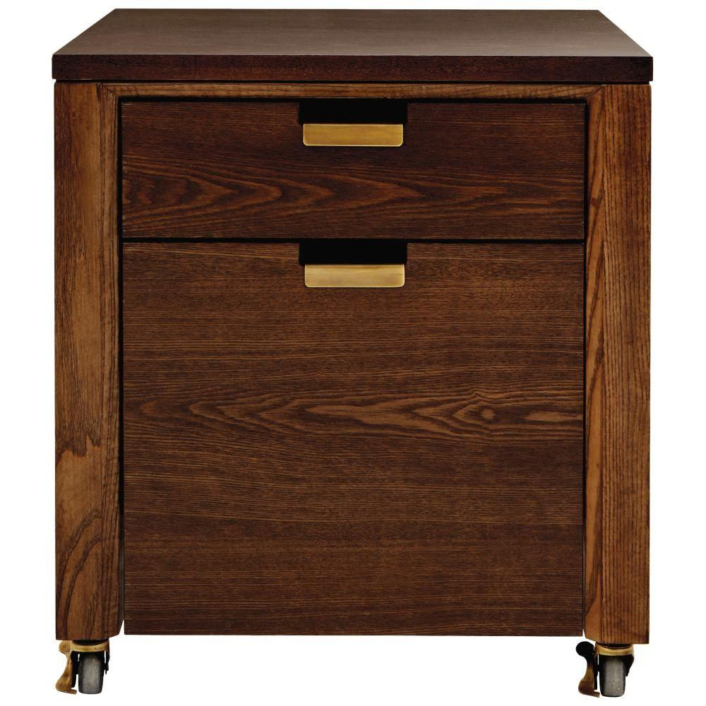 Martha Stewart Living Riley Warm Chestnut 2 Drawer File Cabinet in sizing 1000 X 1000