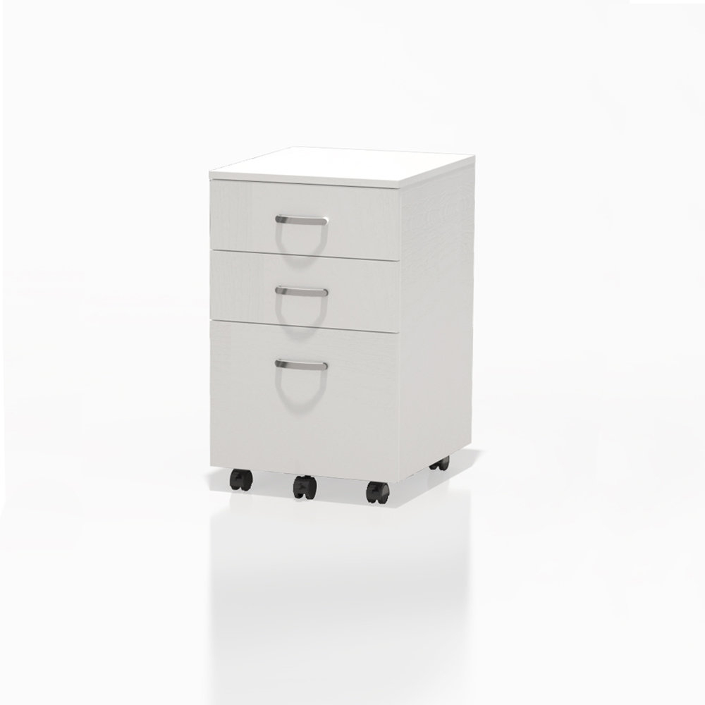 Mayline Soho 3 Drawer Mobile Vertical Filing Cabinet Wayfair regarding size 1000 X 1000