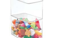 Mdesign Plastic Stackable Closet Storage Bin Box With Lid 9 High within sizing 2000 X 2000