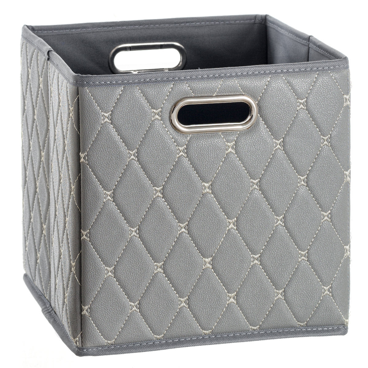 Mercer41 Faux Leather Storage Bin Reviews Wayfair with regard to measurements 1200 X 1200