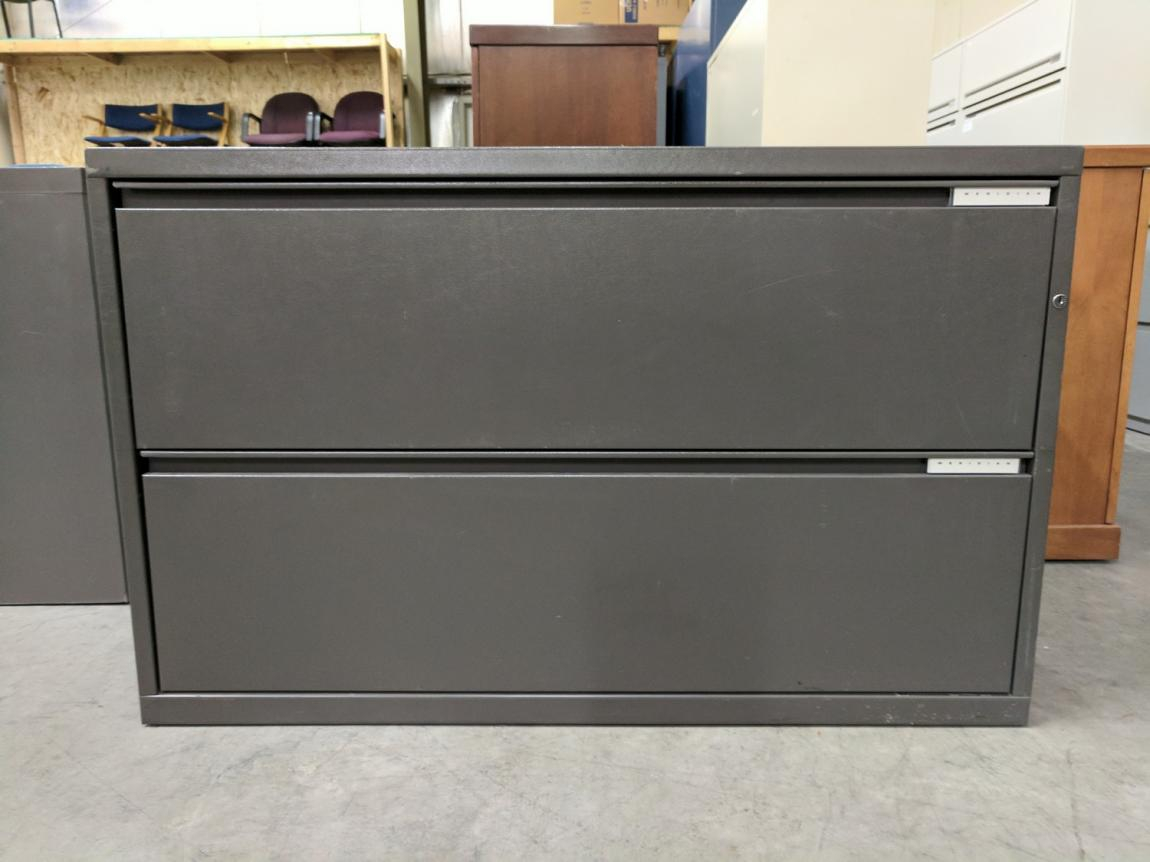 Meridian Gray 2 Drawer Lateral Filing Cabinet 42 Inch Wide in sizing 1150 X 862