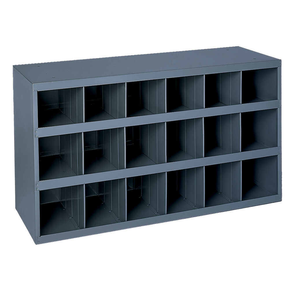 Metal 18 Compartment Slot Hole Storage Bin Cabinet 354 in measurements 1000 X 1000