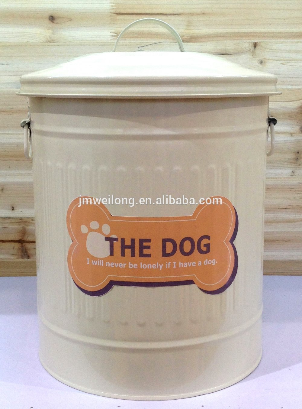 Metal Dog Pet Food Storage Bin Tingalvanized Trash Cangarbage Bin intended for proportions 1000 X 1353