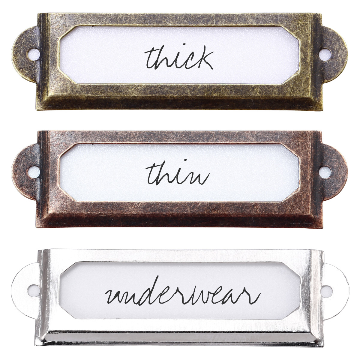Metal Label Holders For File Cabinets • Cabinet Ideas