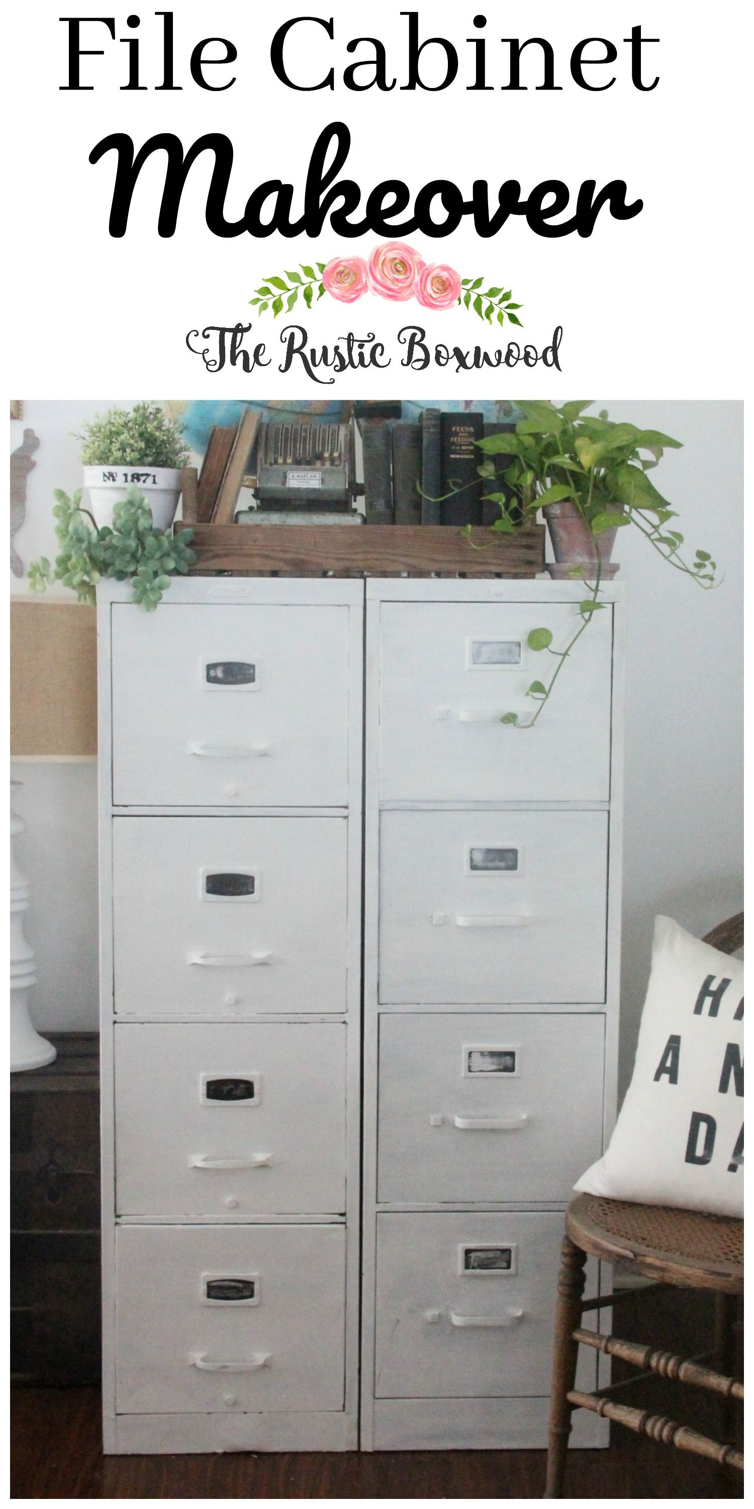Metal File Cabinet Makeover The Rustic Boxwood Diy Chalk Paint with regard to proportions 1500 X 3000