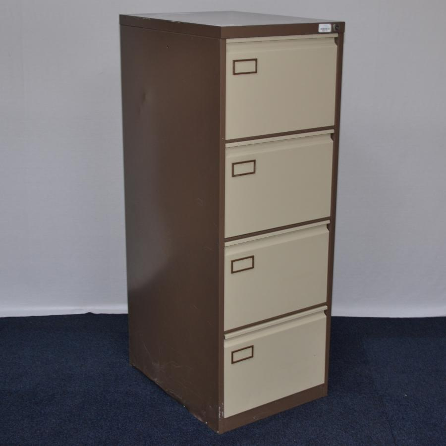 Metal Handle Browncream 4 Drawer Filing Cabinet throughout measurements 900 X 900