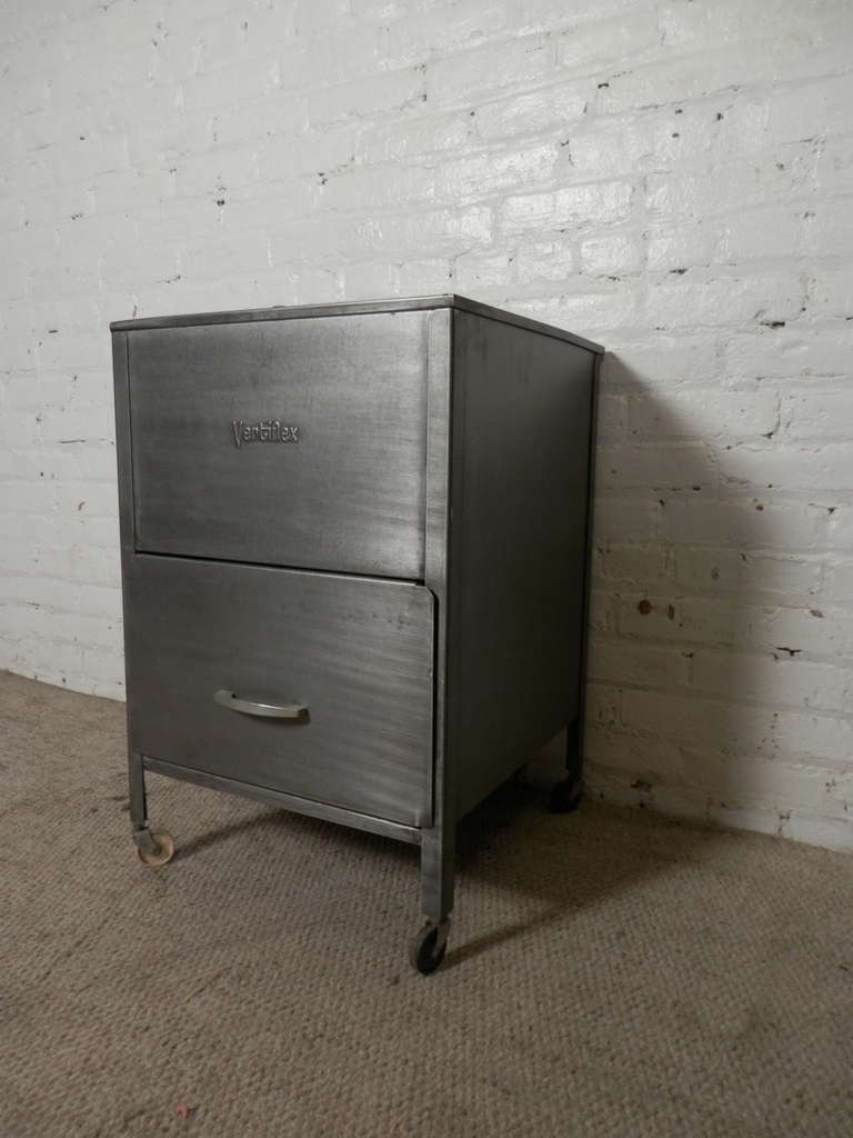 Mid Century Rollaway Mobile File Cabinet Vertiflex At 1stdibs with regard to measurements 768 X 1024