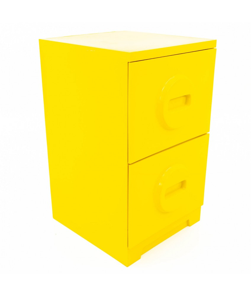 Mid Century Yellow Plastic Akro Mils Storage Filing Cabinet with regard to size 848 X 1000
