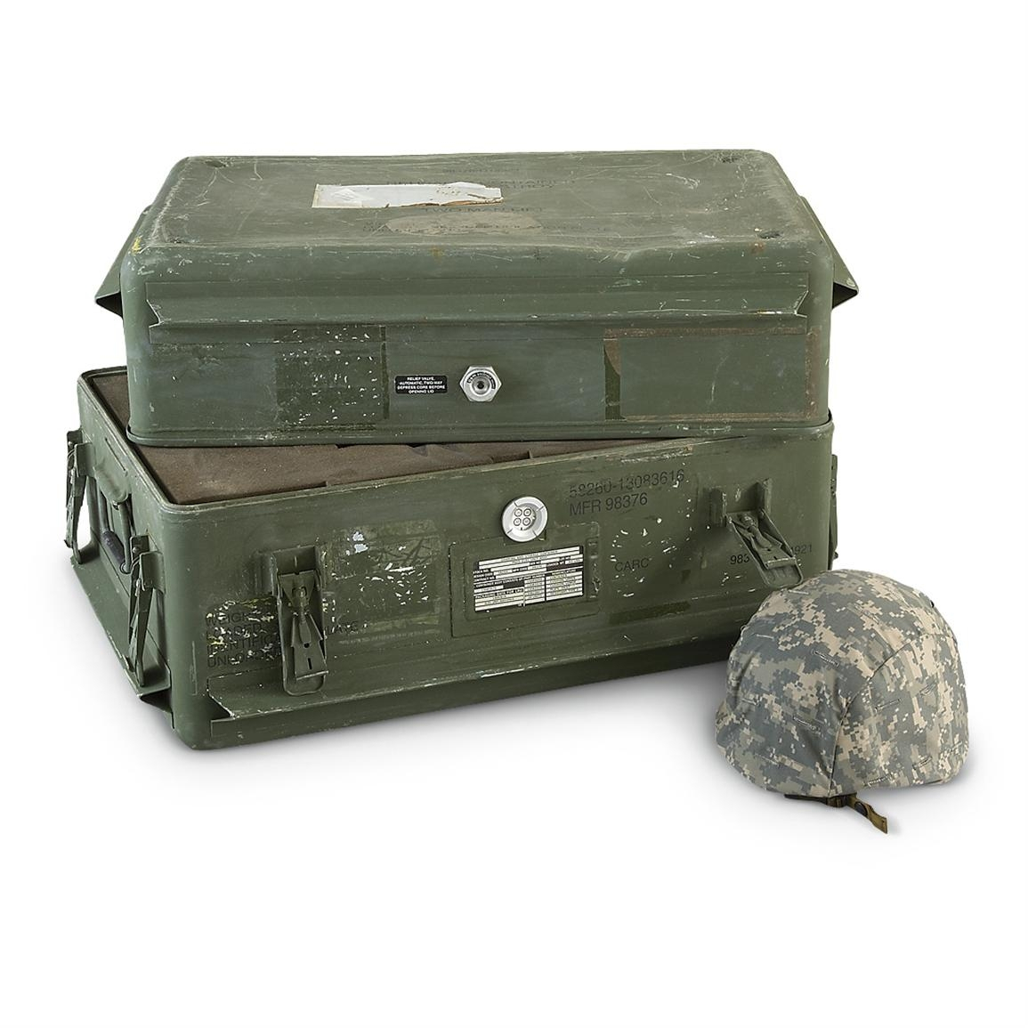 Military Surplus Aluminum Storage Boxes with regard to sizing 1155 X 1155