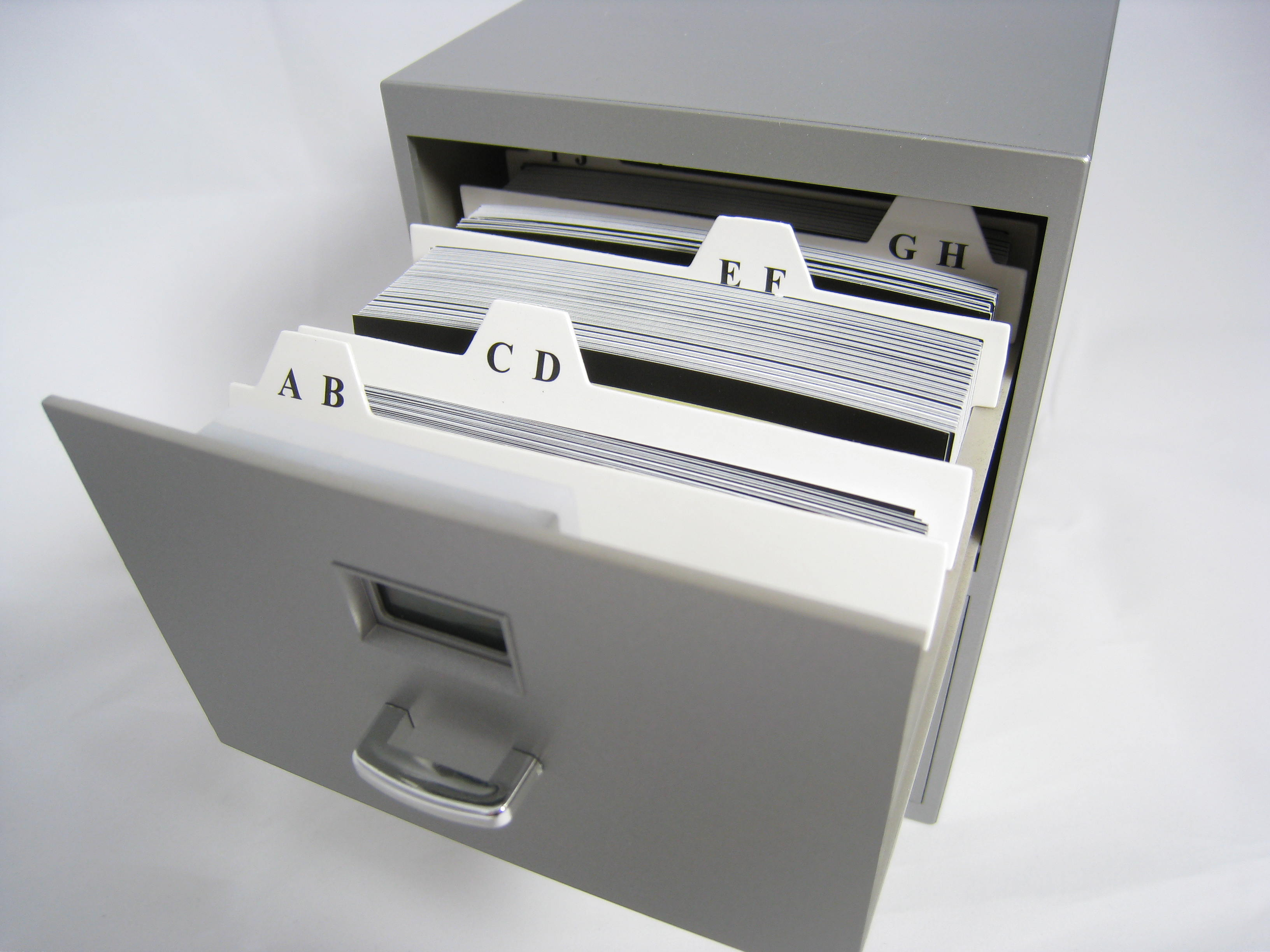Mini Business Card File Cabinet From Thinkgeek for sizing 3264 X 2448