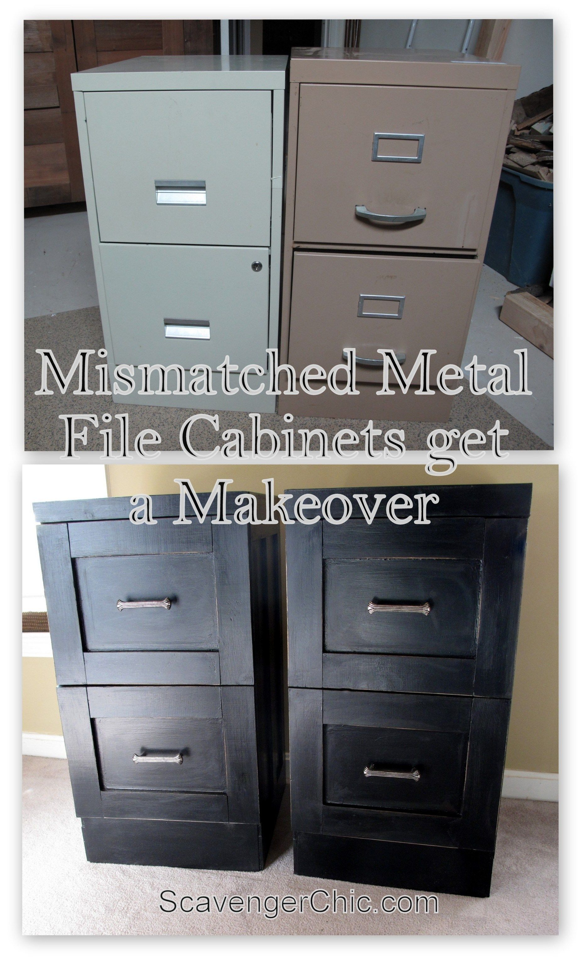 Mismatched Metal File Cabinets Office Decor In 2019 Filing intended for size 1859 X 3069