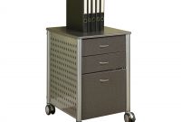 Mobile Filing Cabinet Printer Stand With 2 Office Storage Drawers pertaining to dimensions 1500 X 1500