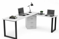 Modern 55 Rotating L Shaped Corner Computer Desk With Storage File inside sizing 1000 X 1000