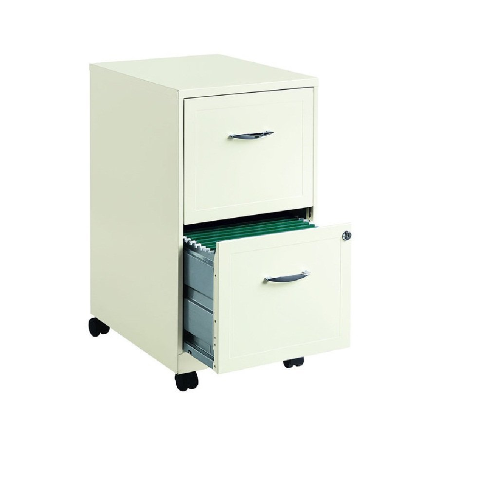 Modern Home Office With White Two Drawers Metal Filing Cabinet File throughout sizing 992 X 1036