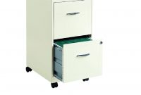 Modern Home Office With White Two Drawers Metal Filing Cabinet File with regard to size 992 X 1036