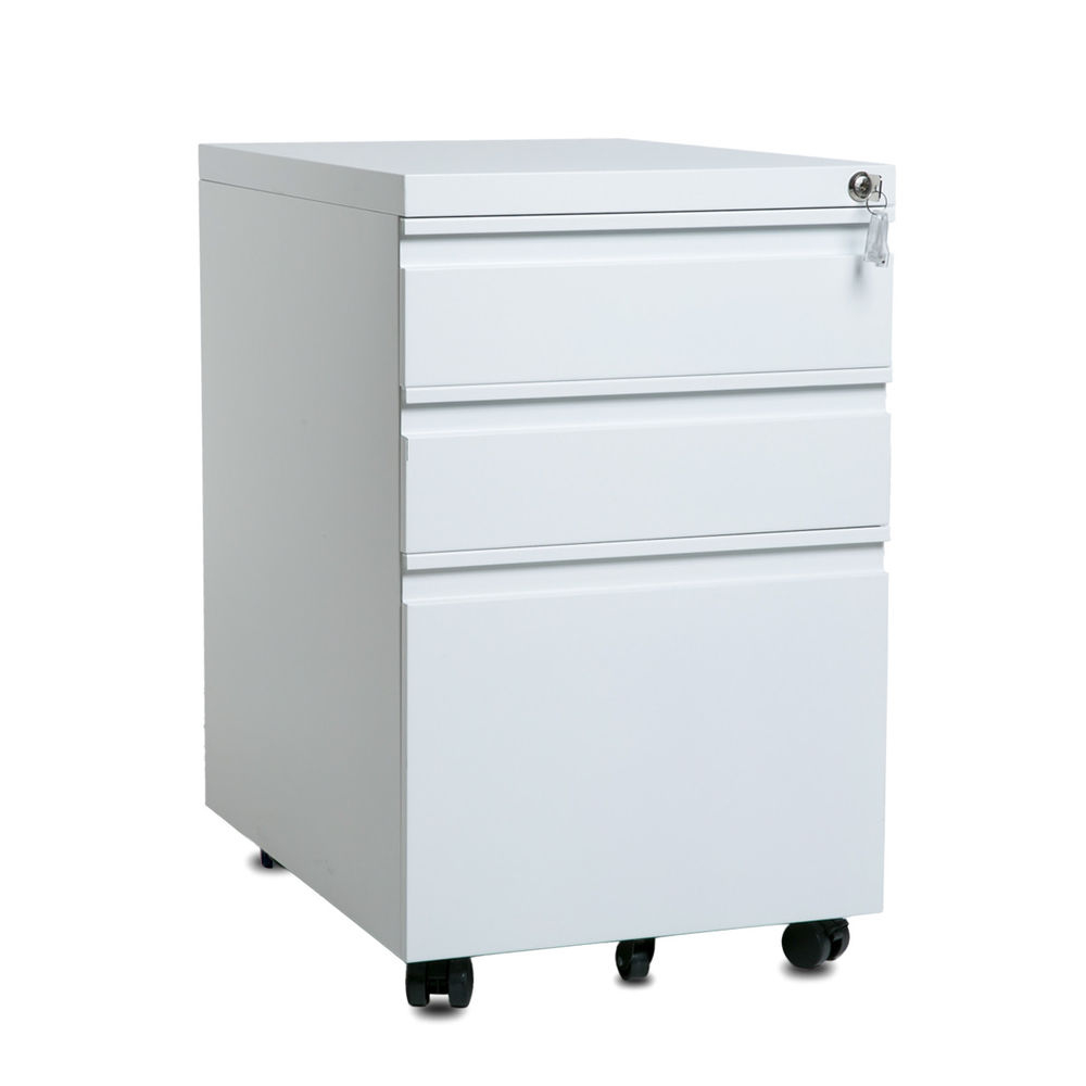 Modern Luxe 3 Drawer Mobile File Cabinet With Keys Fully Vintage pertaining to dimensions 1000 X 1000