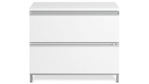 Modern Office Bbf Momentum 2 Drawer Lateral File Cabinet In White in proportions 1778 X 1000