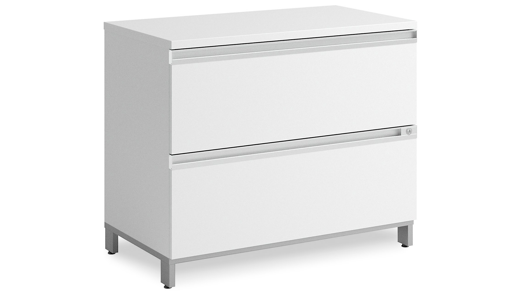 Modern Office Bbf Momentum 2 Drawer Lateral File Cabinet In White with regard to proportions 1777 X 1000