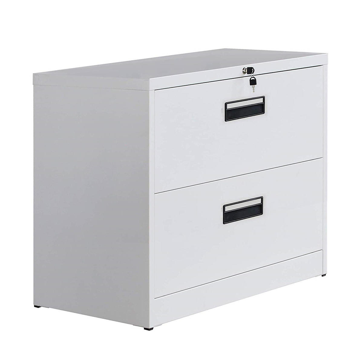 Modernluxe 2 Drawer Metal Vertical File Cabinet With Cabinet Lock intended for sizing 1200 X 1200
