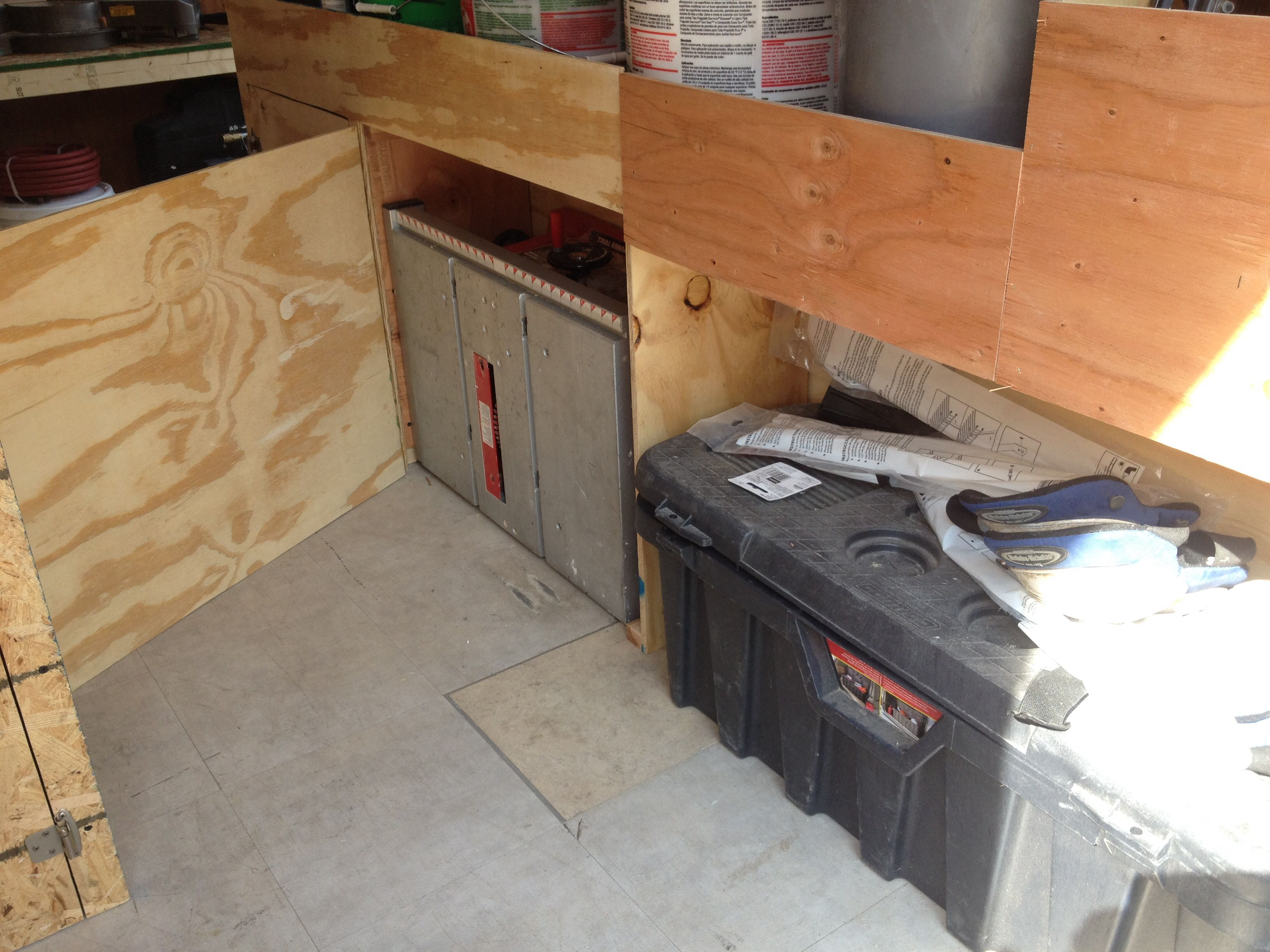 Mt Work Trailer Table Saw Storage Bin And Cargo Box Area Work pertaining to size 3264 X 2448