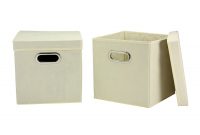 Natural Tan 11 Inch Storage Cubes Pack Of 2 11 X 11 X 11 Inches with regard to proportions 1500 X 1500