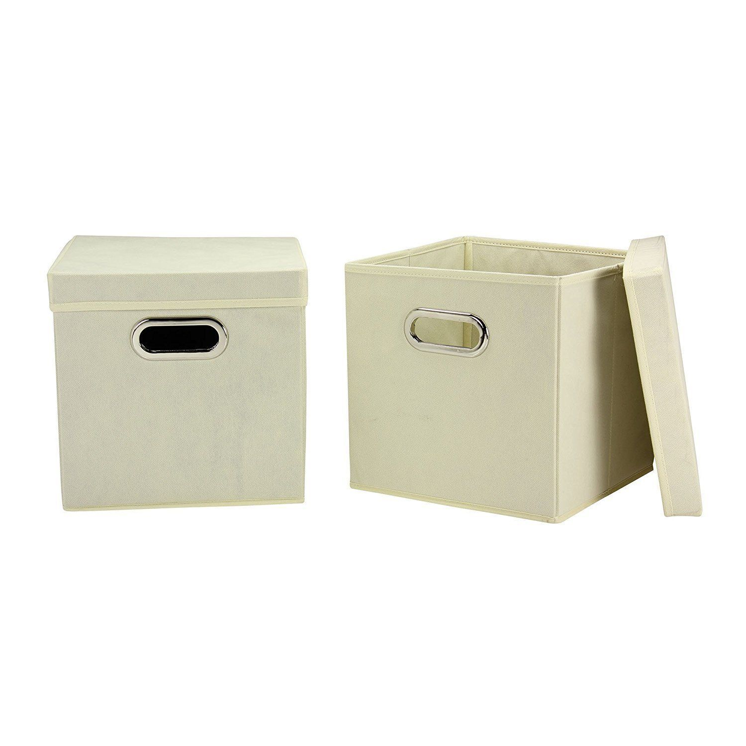 Natural Tan 11 Inch Storage Cubes Pack Of 2 11 X 11 X 11 Inches with regard to proportions 1500 X 1500