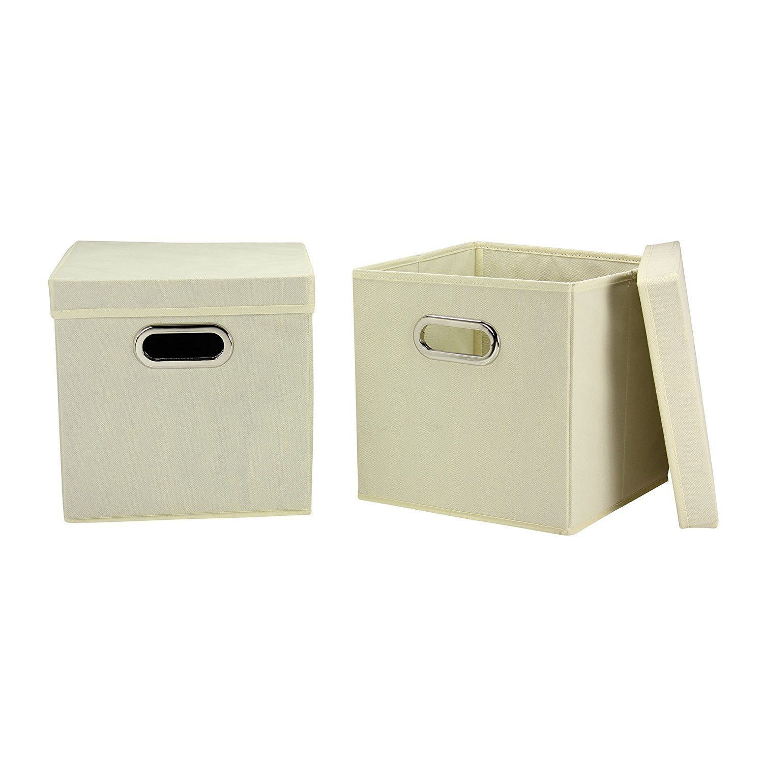 Natural Tan 11 Inch Storage Cubes Pack Of 2 11 X 11 X 11 Inches with sizing 1500 X 1500