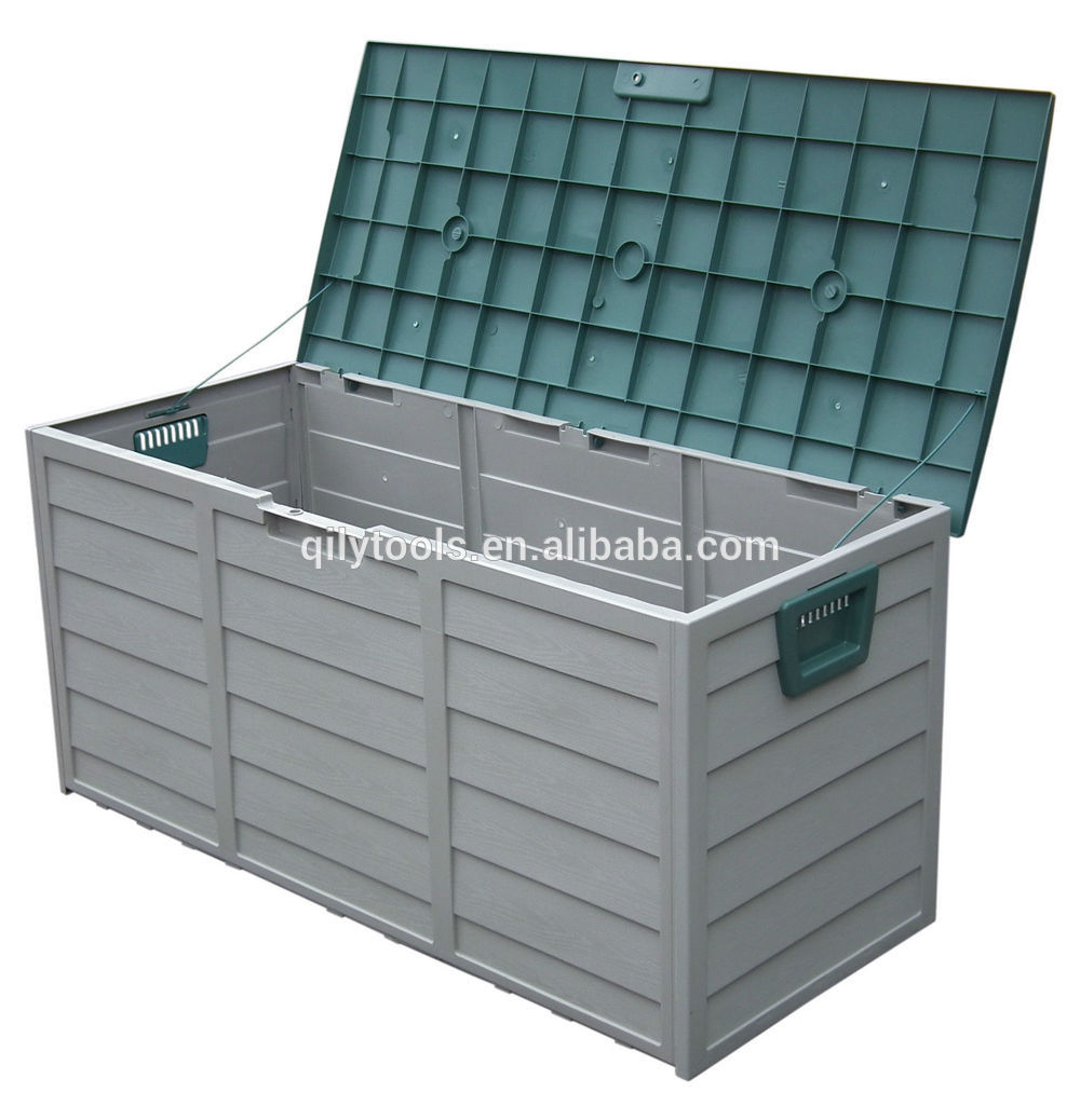 New Plastic Garden Outdoor Storage Sheds Bin Deck Cushion Patio Box inside proportions 1000 X 1038