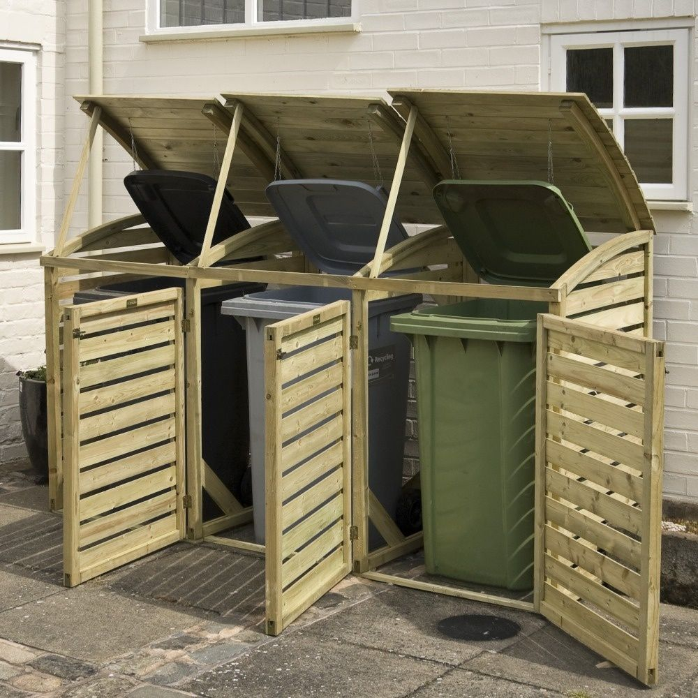 Nice Wheelie Bin Storage Cabinets Garden Escape In 2019 Bin with size 1000 X 1000