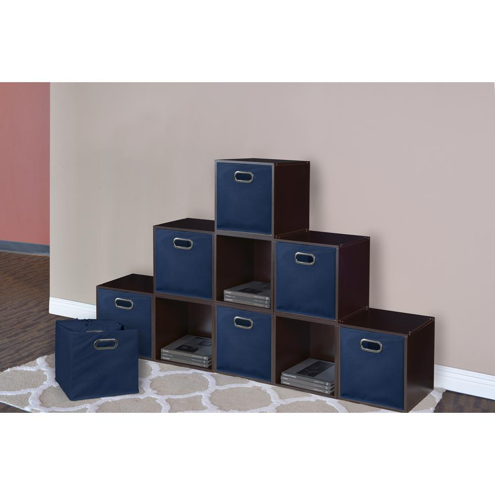 Niche Cubo 12 In X 12 In Black Foldable Fabric Bin 12 Pack pertaining to size 1000 X 1000